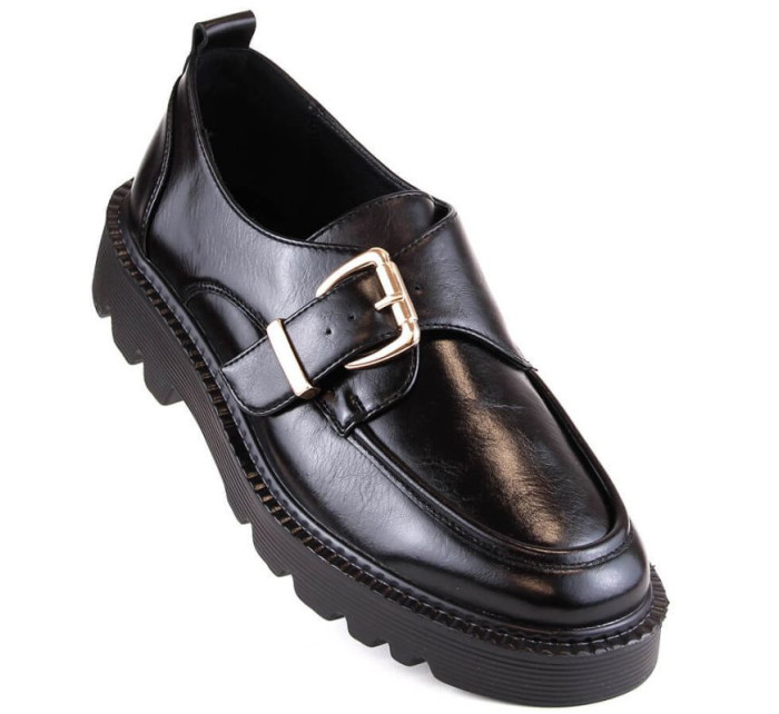 Vinceza W JAN237A čierne topánky na platforme so sponou
