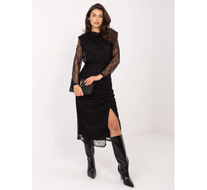 Sukienka IT SK model 21793772 czarny - FPrice Sukienka IT SK model 21793772 czarny - FPrice