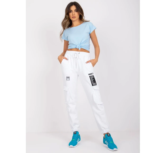 Tepláky RV DR model 17035078 bílá - FPrice Tepláky RV DR model 17035078 bílá - FPrice