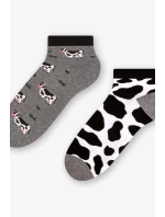 034 KRÁTKE DÁMSKE ASYMETRICKÉ PONOŽKY