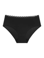 Dámske nohavičky Feel Of Cotton Midi 2P - BLACK - čierna 0004 - TRIUMPH Dámske nohavičky Feel Of Cotton Midi 2P - BLACK - čierna 0004 - TRIUMPH