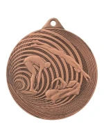 OCEĽOVÁ PLAVECKÁ MEDAILA FI 70 MMC3074 - BRONZOVÁ