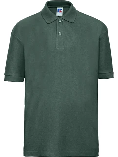 Russell Athletic 539B Detské polo tričko z piké 10.539B fľaškovozelené