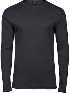Tee Jays TJ 530 Pánske tričko Interlock s dlhým rukávom 18.0530 tmavošedé