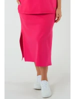 Talianska móda Stella maxi farba: fuchsiová