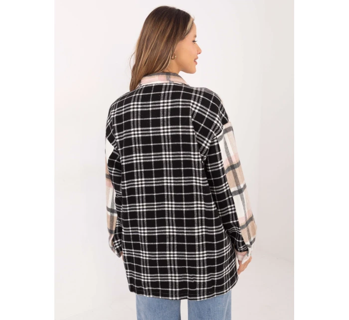 Košile KS černá a béžová model 17814484 - FPrice