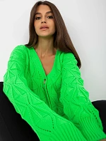 Dámsky sveter LC SW 8035 fluo zelená