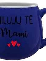 I LOVE YOU MAMI - modrý keramický hrnček 300 ml