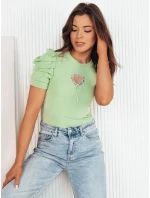 Dámská halenka světle zelená Dstreet model 21976254 - FashionStreet Dámská halenka světle zelená Dstreet model 21976254 - FashionStreet