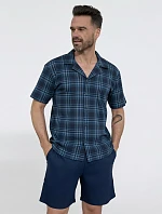 Pyžamo Cornette 2000/02 kr/r S–2XL s rozopínaním