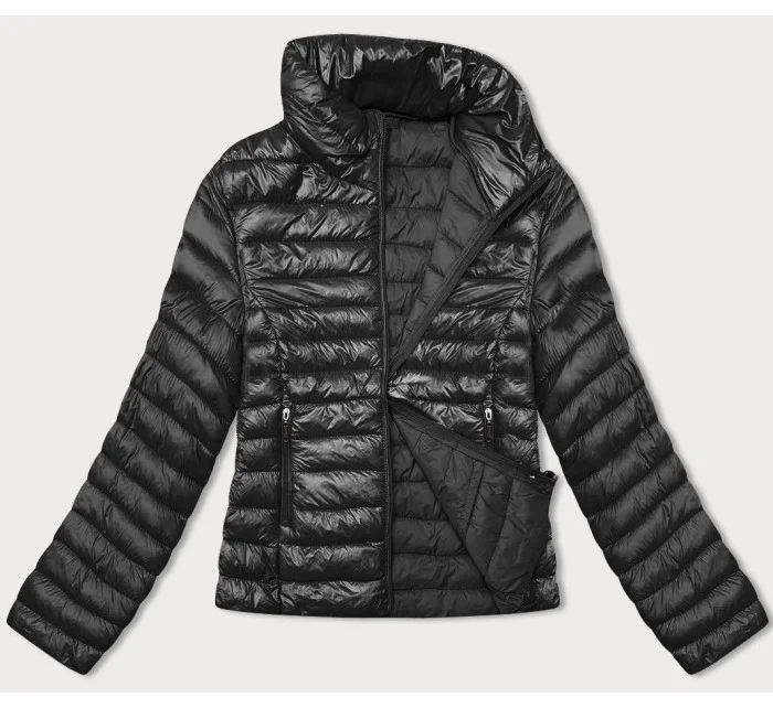 Černá dámská prošívaná bunda se stojáčkem model 20828099 - J.STYLE