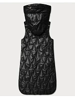 Dámska ľahká vesta so zlatým zipsom Goodlookin black (B8586/B8587-1) Dámska ľahká vesta so zlatým zipsom Goodlookin black (B8586/B8587-1)