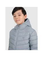 JUNIOR péřová bunda model 21814882 dětské - 4F JUNIOR péřová bunda model 21814882 dětské - 4F