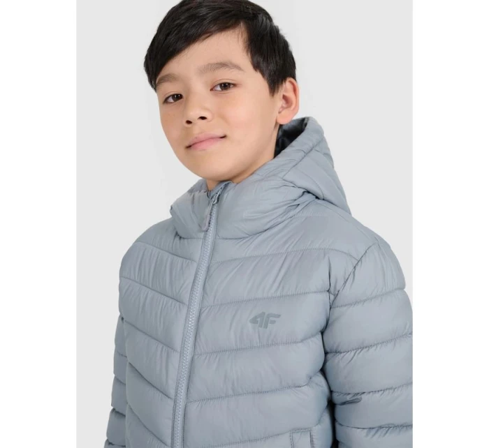 JUNIOR péřová bunda model 21814882 dětské - 4F JUNIOR péřová bunda model 21814882 dětské - 4F