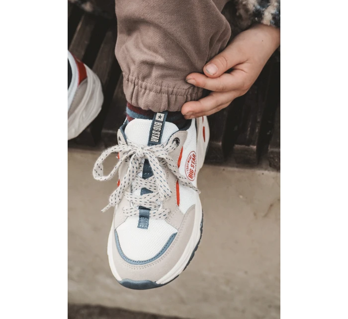 Dziecięce Buty Sportowe Memory Foam System Big Star JJ374269 Białe