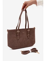 Taška Shopper z imitace semiše Taupe model 22221031 - Flora&Co Taška Shopper z imitace semiše Taupe model 22221031 - Flora&Co