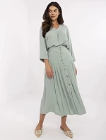 Sukňa D73761M50187B pistáciová