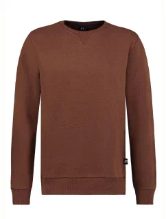 Pánska mikina H10600T21244C3 tmavo hnedá - Sublevel