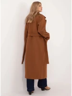 Dámsky kabát LK CZ 509786.99 Svetlohnedý - LAKERTA