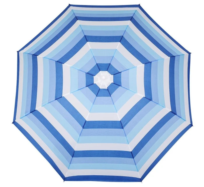 BALKÓNOVÝ PLÁŽOVÝ SLNEČNÍK 180CM MODRÁ LÍNIA 1048819