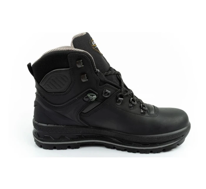Grisport pánska treková obuv Nero dakar SPO-TEX kožená čierna