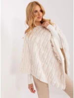 Poncho AT ecru model 19367683 - FPrice Poncho AT ecru model 19367683 - FPrice