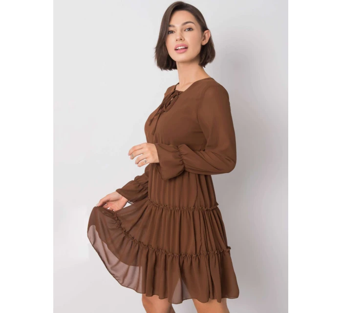 Šaty DHJ SK 12310.61P hnedá Šaty DHJ SK 12310.61P hnedá