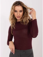 Bluzka IT BZ model 21757358 bordowy - FPrice Bluzka IT BZ model 21757358 bordowy - FPrice