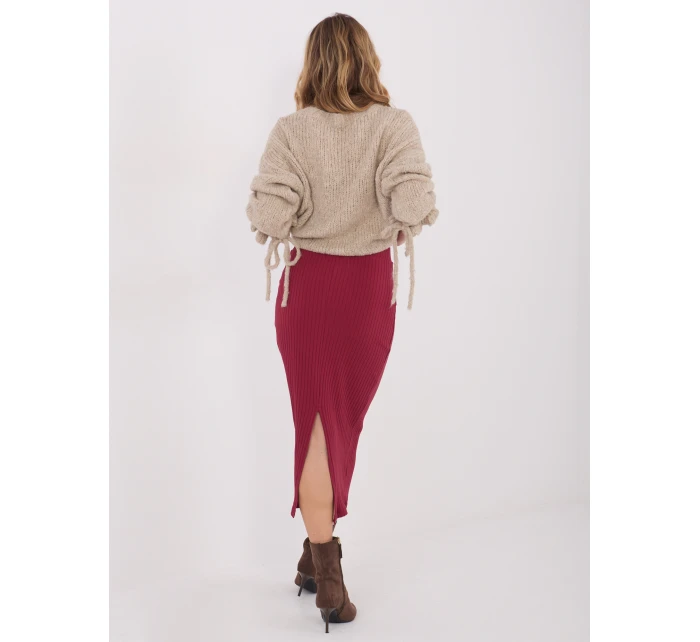 RV SD sukňa A1067.84 bordová