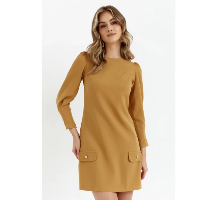 Trapézové šaty model 20589713 - Makover Trapézové šaty model 20589713 - Makover