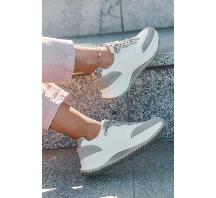 Dámske semišové tenisky na platforme Big Star HI-POLY SYSTEM - béžové Dámske semišové tenisky na platforme Big Star HI-POLY SYSTEM - béžové