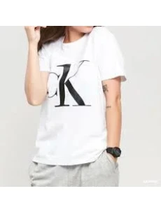 Dámske tričko QS6436E 7UM biela - Calvin Klein