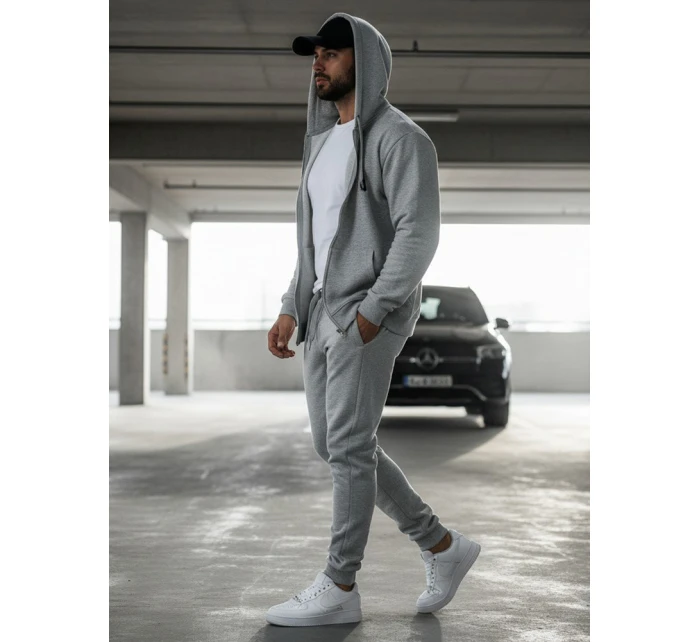 Pánské šedé tepláky Dstreet model 21962436 - FashionStreet Pánské šedé tepláky Dstreet model 21962436 - FashionStreet