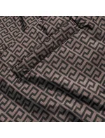 Čierno-hnedá obojstranná dámska zimná bunda (mhm-w556) Čierno-hnedá obojstranná dámska zimná bunda (mhm-w556)