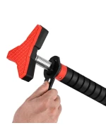 Posilňovacia tyč HMS DD401 s rovnou šírkou 98-133 cm