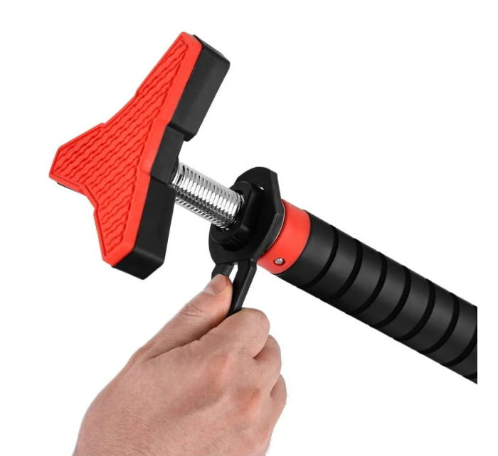 Posilňovacia tyč HMS DD401 s rovnou šírkou 98-133 cm