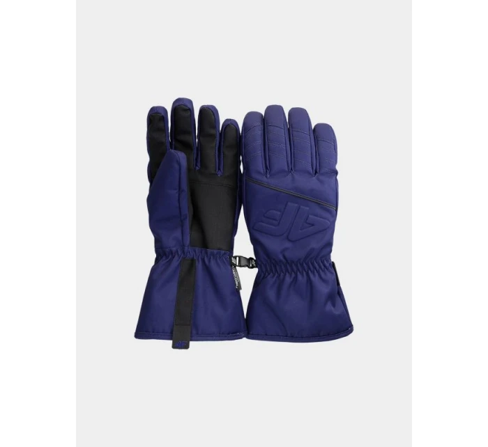 Pánske lyžiarske rukavice s termoizolačným materiálom 4F 4FWAW24AFGLM149-31S