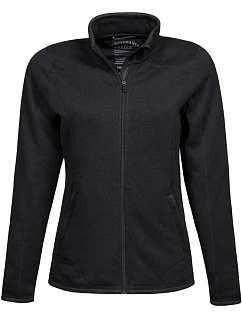 TJ Dámská melanžová pletená fleecová bunda 18. black model 22499157 - Tee Jays