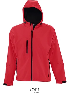 SOL'S Men Pánská 3-vrstvá softshellová bunda s kapucí pepper red model 22523687