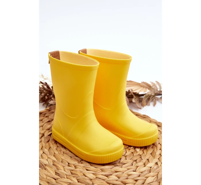 Dětské holínky Wave Žluté model 21645903 - Boto Dětské holínky Wave Žluté model 21645903 - Boto