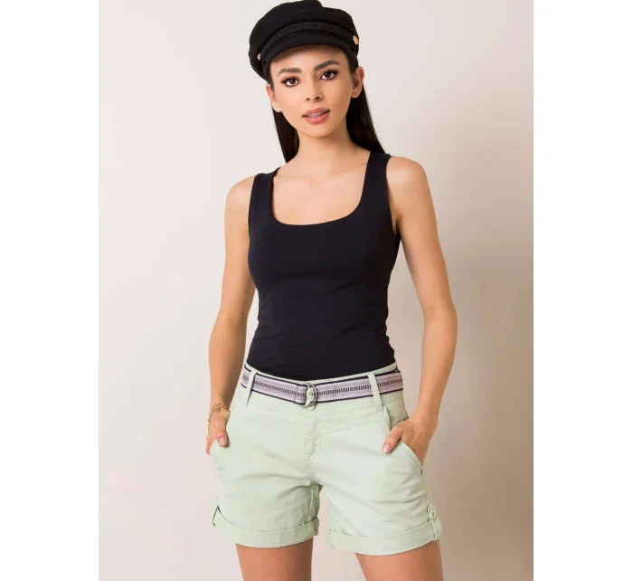 Šortky model 17624194 světle zelená - FPrice Šortky model 17624194 světle zelená - FPrice