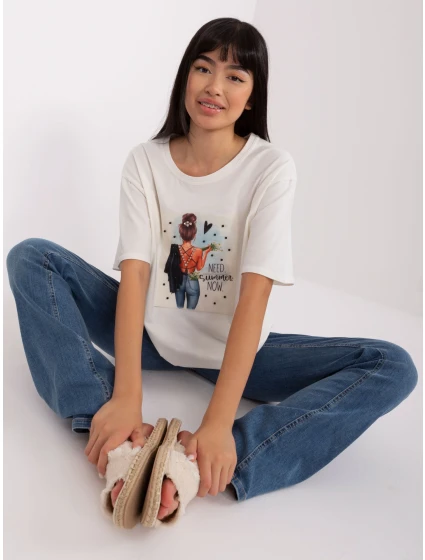 Tričko LK TS 509353.25P ecru Tričko LK TS 509353.25P ecru