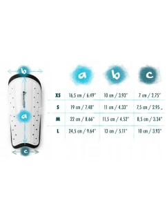 Fotbalové chrániče holení Meteor S