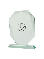 Gravírovaná sklenená trofej s puzdrom + náplň farby