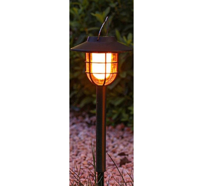 SOLÁRNA LAMPA S EFEKTOM PLAMEŇA 2V1 6LED SMD