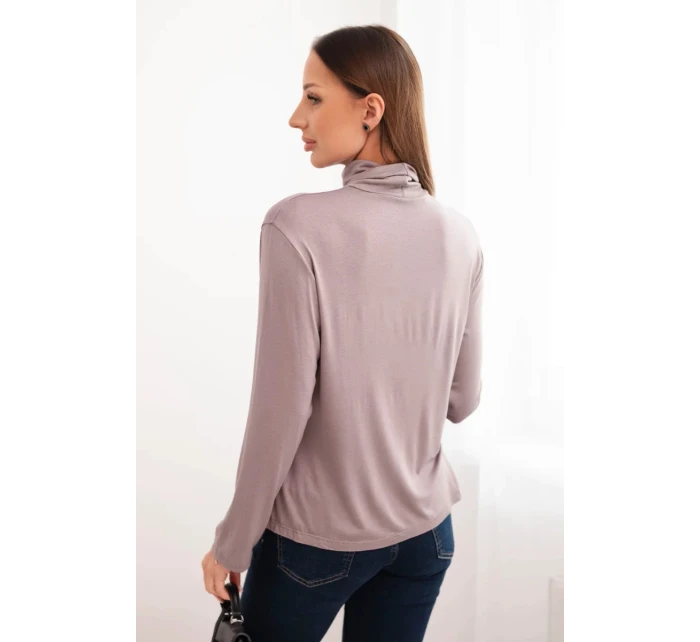 Dámská viskózová blůza s rolákem a dlouhým rukávem fango Dámská viskózová blůza s rolákem a dlouhým rukávem fango