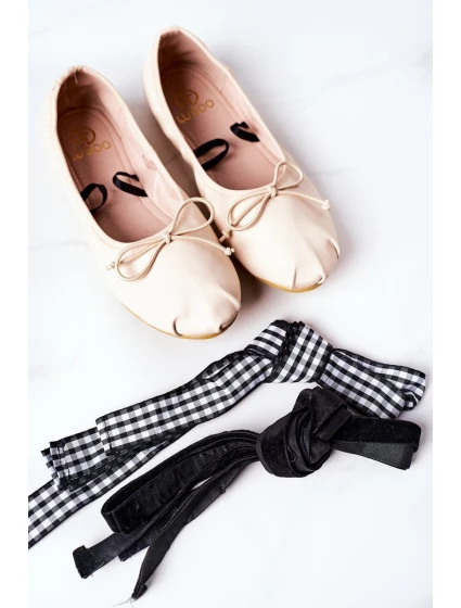 Wiązane Baleriny Lu Boo Nude Wiązane Baleriny Lu Boo Nude