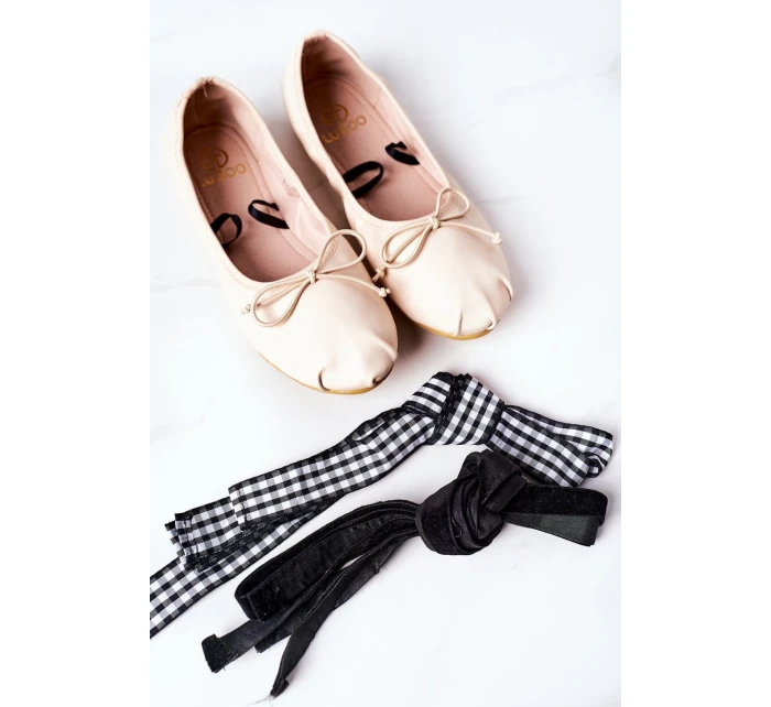 Wiązane Baleriny Lu Boo Nude Wiązane Baleriny Lu Boo Nude