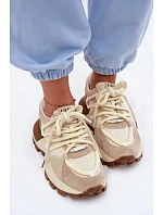 Dámske semišové tenisky GOE TT2N4021 Beige Dámske semišové tenisky GOE TT2N4021 Beige