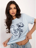 T shirt IR TS model 22097813 jasny niebieski - FPrice